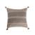 颜色: Tan, Levtex | Trevino Embroidered Burlap Decorative Pillow, 20" x 20"