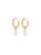商品第1个颜色230, MZUU | [Gray Collection] Crystal Ball Drop Earrings