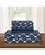 颜色: Navy, Elegant Comfort | Geometric Printed Microfiber 4-Pc. Sheet Set