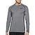 color Iron Grey/Black, NIKE | Nike Pro Men's Dri-FIT Slim Fit Long-Sleeve Top