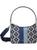 商品Kate Spade | Spade Flower Jacquard Stripe Sam Small Convertible Shoulder Bag颜色Blue Multicolor