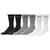 颜色: Black/Grey, NIKE | Nike 6 Pack Everyday Plus Cushioned Socks - Men's