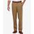 颜色: British Khaki, Haggar | Haggar Premium No Iron Stretch-Waist 经典版型 正装长裤