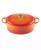 颜色: Flame, Le Creuset | 9.5-Qt. Signature Enameled Cast Iron Oval Dutch Oven