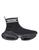 商品Balmain | Balmain Sneakers B Bold Black Fabric Socks - Men颜色Off white