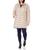 Calvin Klein | Women's Hooded Chevron Packable Down Jacket (Standard and Plus), 颜色Pearlized Cappuccino