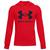 color Red/Black, Under Armour | Under Armour Rival Fleece PO Hoodie - Boys' Grade School