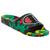 CHAMPION | Champion IPO Camo Slides - Men's, 颜色Green/Red/Black