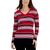 商品Karen Scott | Women's Cotton Striped Iysha Sweater, Created for Macy's颜色New Red Amore Combo