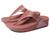 商品FitFlop | Lulu Laser Crystal Leather Toe Post Sandals颜色Warm Rose