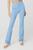 颜色: Tile Blue, Alo | Airbrush High-Waist Cinch Flare Legging - Black