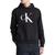 Calvin Klein | Men's Monogram Fleece Hoodie, 颜色Black Beauty