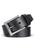 商品Mio Marino | Intrepid Casual Prong Belt颜色Deep Charcoal