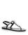 color Black, Stuart Weitzman | Women's Goldie Crystal Embellished Jelly Sandals