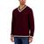 Club Room | Men's V-Neck Cricket Sweater, Created for Macy's, 颜色Red Plum