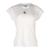 商品第2个颜色White, Calvin Klein | Calvin Klein Women's Montauk Cut Off Short Sleeve Tee