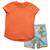 商品第2个颜色Persimmion/Orange, LCKR | LCKR Bike Shorts T-Shirt Set - Girls' Toddler