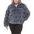 商品Calvin Klein | Women's Plus Size Faux-Fur Coat颜色Grey Blue