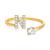 商品第14个颜色N, Giani Bernini | Cubic Zirconia Initial Wrap Ring in 18k Gold-Plated Sterling Silver, Created for Macy's