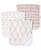 颜色: Bliss, Copper Pearl | Baby Premium Burp Cloths, Pack of 3