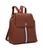 Tommy Hilfiger | Ruby II Flap Backpack-Pebble PVC, 颜色Heritage Brown