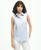 商品Brooks Brothers | Fitted Non-Iron Stretch Supima® Cotton Sleeveless Dress Shirt颜色Light Blue