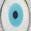 颜色: Silver, GLAZE JEWELRY | Sterling Silver CZ Evil Eye Tennis Bracelet