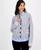 颜色: Medium Heather Grey Multi, Tommy Hilfiger | Women's Cable-Knit Varsity Cardigan