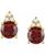 颜色: Garnet with 14k Gold, Macy's | Gemstone & Diamond Accent Stud Earrings