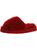 INC International | Dinnaa Womens Cozy Faux Fur Slide Slippers, 颜色red shearling