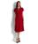 商品第1个颜色Classic Red, Ralph Lauren | Belted Georgette Dress