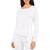 color New Ivory, Vince Camuto | Vince Camuto Womens Tie Front Boatneck Blouse