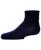 颜色: Navy, Memoi | Little Girls Unisex Triple Roll Cotton Blend Ankle Socks