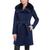 Michael Kors | Women's Wool Blend Belted Coat, 颜色Midnight