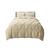 颜色: Beige Cream, Nestl | Bedding 3 Piece Pinch Pleat Duvet Cover Set