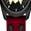 颜色: Matte Red, I TOUCH | x Ed Hardy Singles Silicone Strap Watch, 38mm