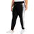 商品Tommy Hilfiger | Tommy Hilfiger Sport Womens Plus Logo Side Stripe Jogger Pants颜色Black/White Stone Heather