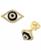 颜色: Yellow Gold, Effy | EFFY® Sapphire (1/6 ct. t.w.) & Diamond (1/5 ct. t.w.) Evil Eye Stud Earrings