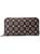 color Black Multi, Kate Spade | Spade Flower Monogram Coated Canvas Zip Around Continental Wallet