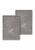 商品第1个颜色Dark Gray, Linum Home Textiles | BRAELYN 2PC Embellished Washcloth Set