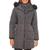 color Charcoal, Vince Camuto | Vince Camuto Women's Heavyweight Down Fill Puffer Coat with Faux Fur Trim Hood