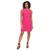 DKNY | Women's Colorblock Button Sleeveless Shift Dress, 颜色Pink