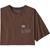 颜色: Cone Brown, Patagonia | Line Logo Ridge Stripe Organic Pocket T-Shirt - Men's