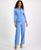 颜色: Pale Blue, Le Suit | Women's Two-Button Jacket & Pant Suit Set