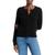 颜色: Black, AQUA | Aqua Womens Cashmere Crewneck Cardigan Sweater