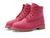 Timberland | 50th Edition Premium 6-Inch Waterproof Boot (Little Kid), 颜色Dark Pink Nubuck