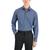 商品Alfani | Men's Slim Fit 4-Way Stretch Geo-Print Dress Shirt, Created for Macy's颜色Navy Blue