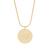 商品第1个颜色Gold - A, brook & york | 14K Gold Plated Wren Initial Pendant Necklace