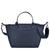 商品第3个颜色Navy, Longchamp | Top handle bag S Le Pliage Cuir Black (L1512757001)