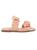 color MALIBU_PEACH, Sam Edelman | Iggy Ruched Double-Strap Sandals